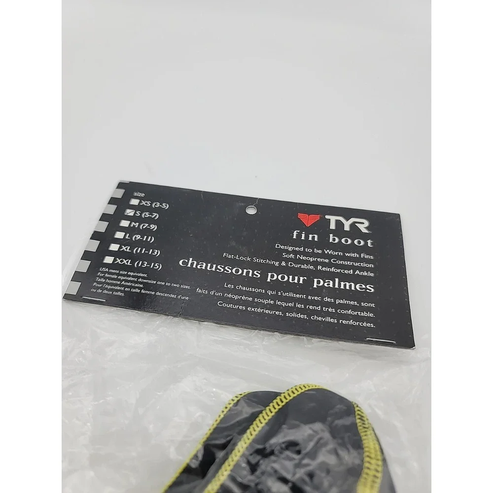 Tyr Fin Boot Size Small 5-7 Vintage 1999 90s Brand New NOS Deadstock‎